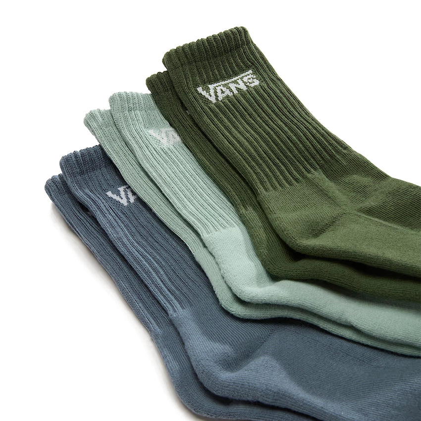 Kids Classic Crew Sokken (3-pack) - Gray/Olive