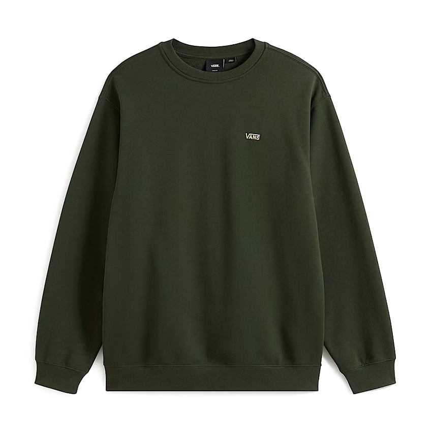 Left Chest II Loose Crew Sweater - Dried Kelp