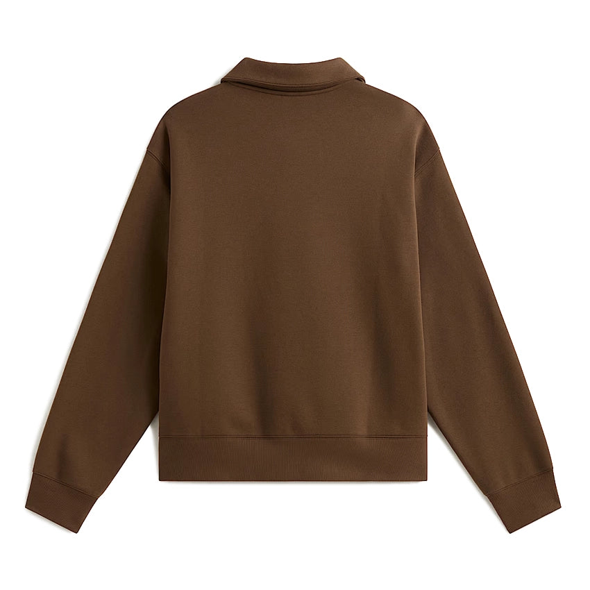 Polo Fleece Pullover - Vintage Cocoa