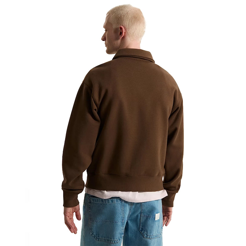 Polo Fleece Pullover - Vintage Cocoa