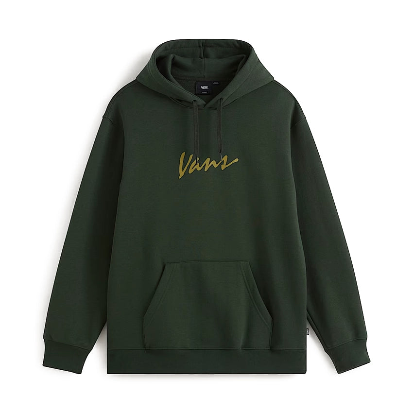 Scripted Vans Hooded Baseball Jacket - Dried Kelp