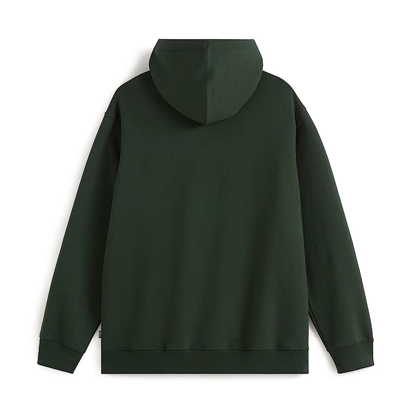 Scripted Vans Hooded Baseball Jacket - Dried Kelp