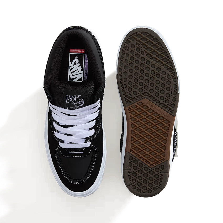 Skate Half Cab Wafflecup - Black/White