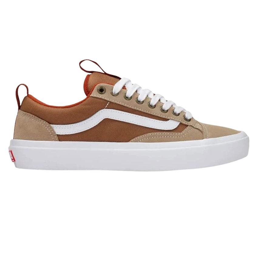 Skate Old Skool 36+ Schoenen - Khaki/Burnt Orange