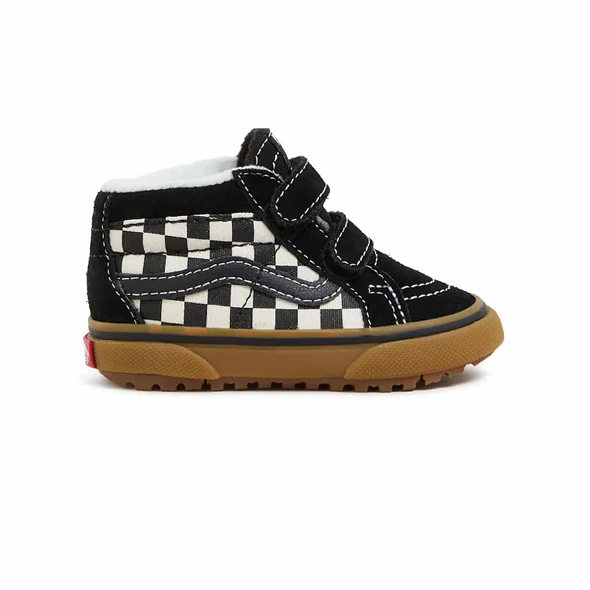 Toddler MTE Sk8-Mid Schoenen - Reissue v Checkerboard Black