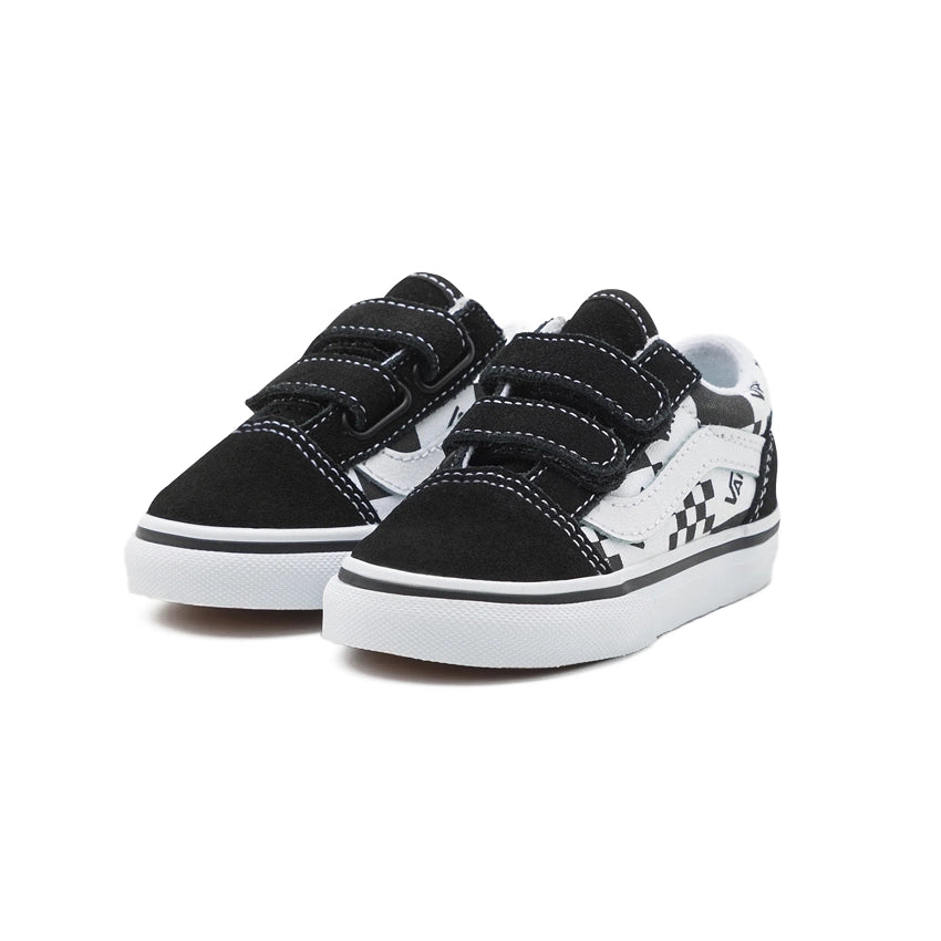 Toddler Old School V Schoenen - Logo Check Black/True White