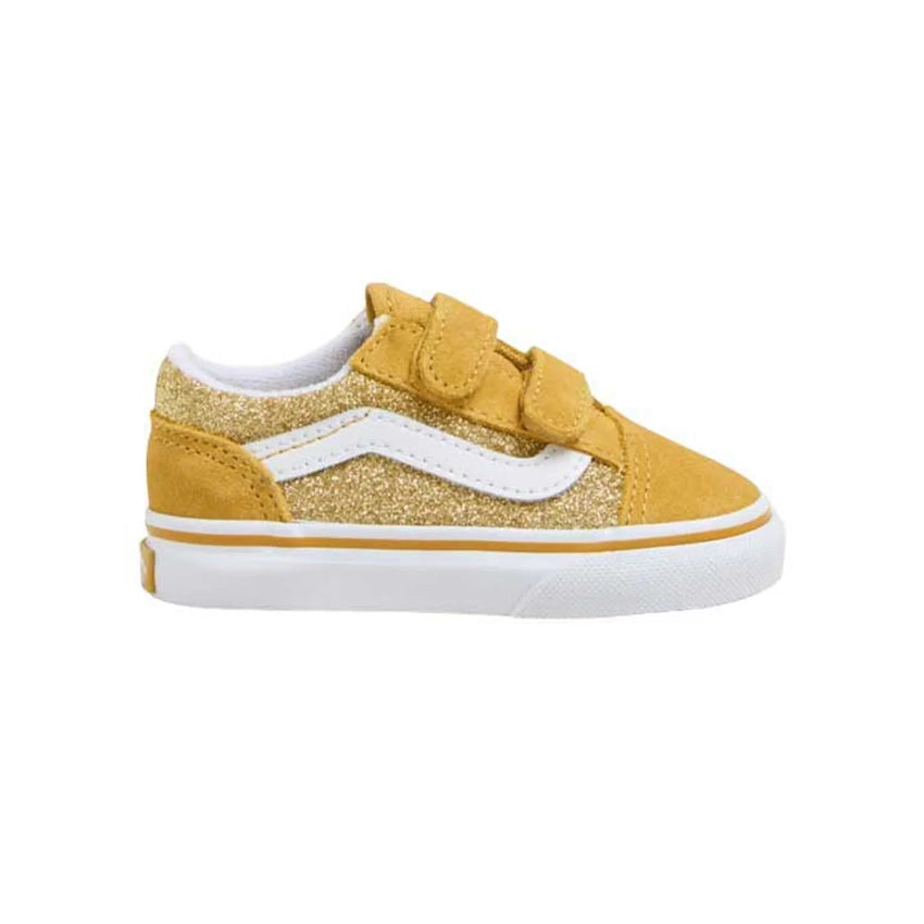 Toddler Old Skool V - Glitter Champagne Gold