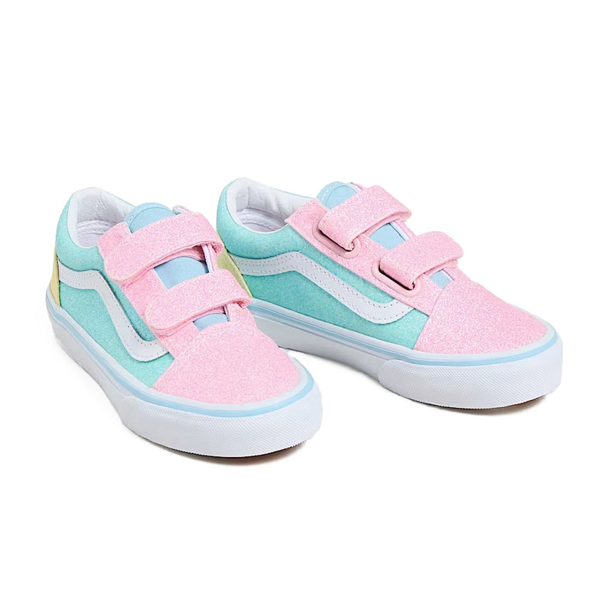 Toddler Old Skool V - Pastel Glitter Pastel