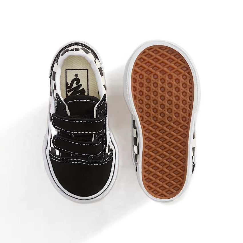 Toddler Old Skool V Checkerboard - Black/True White