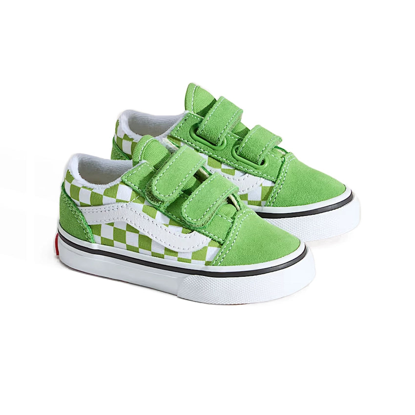 Toddler Old Skool V Checkerboard Schoenen - Lime Burst