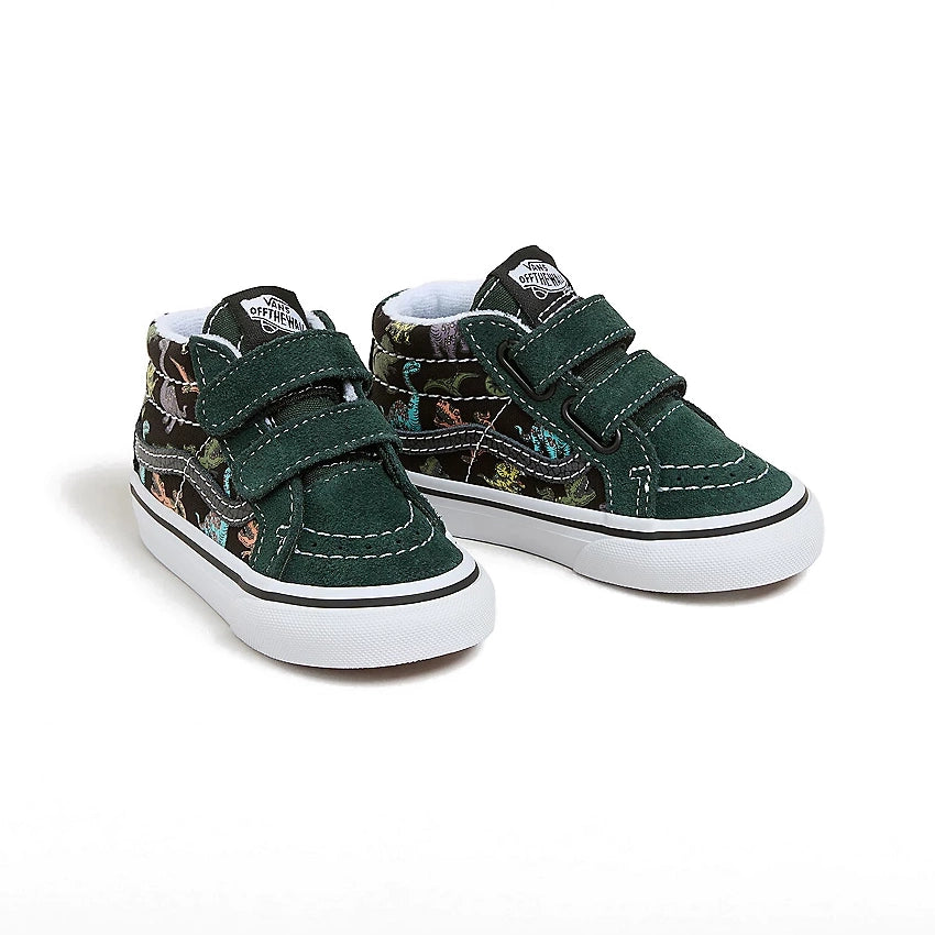 Toddler Sk8-Mid Reissue V - Glow Dino Multi/True White