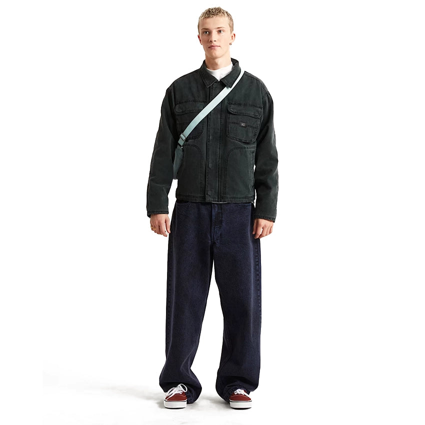 Umber Pigment Canvas Jacket - Black