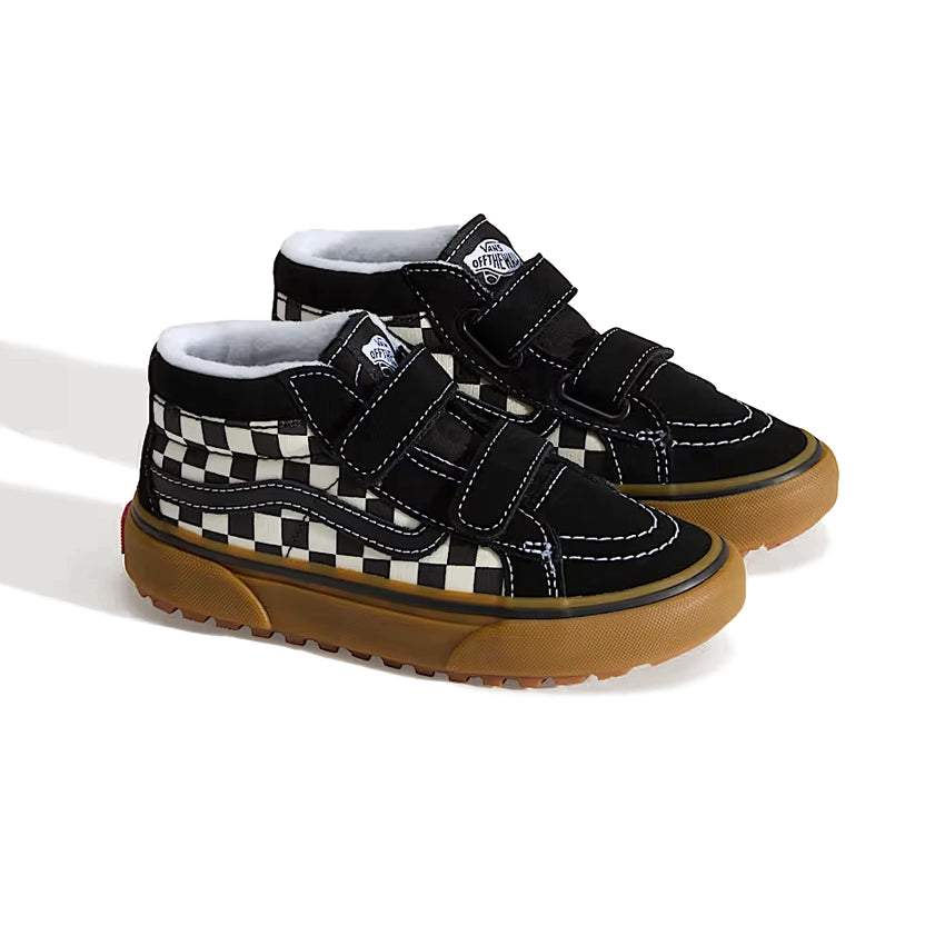 Youth MTE Sk8-Mid Schoenen - Reissue v Checkerboard Black