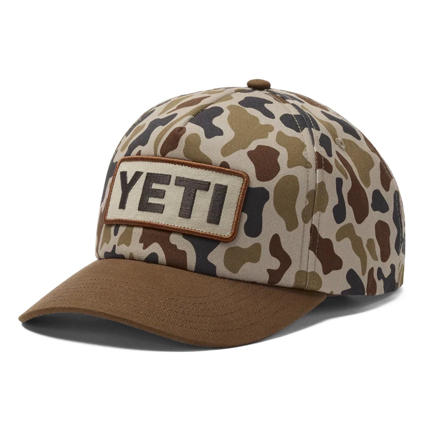 Logo Camo Woven Flat Brim Snapback