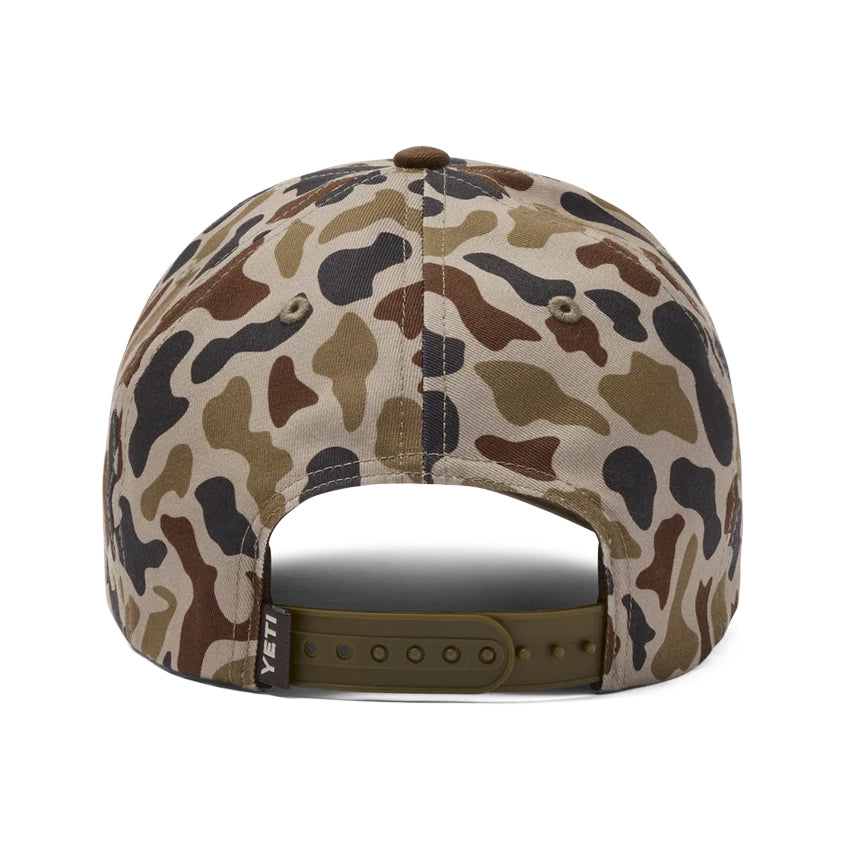 Logo Camo Woven Flat Brim Snapback