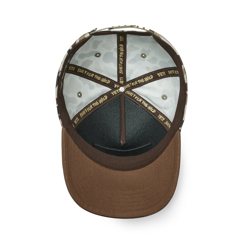 Logo Camo Woven Flat Brim Snapback