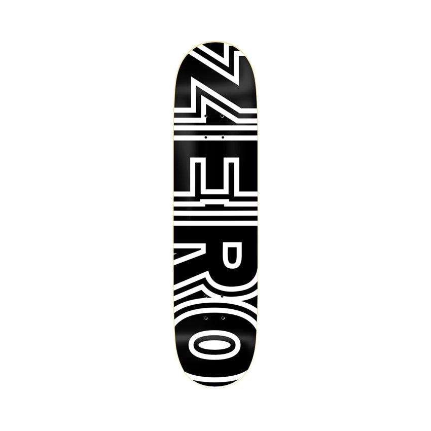 Bold 8.25" Skateboard Deck - Black/White