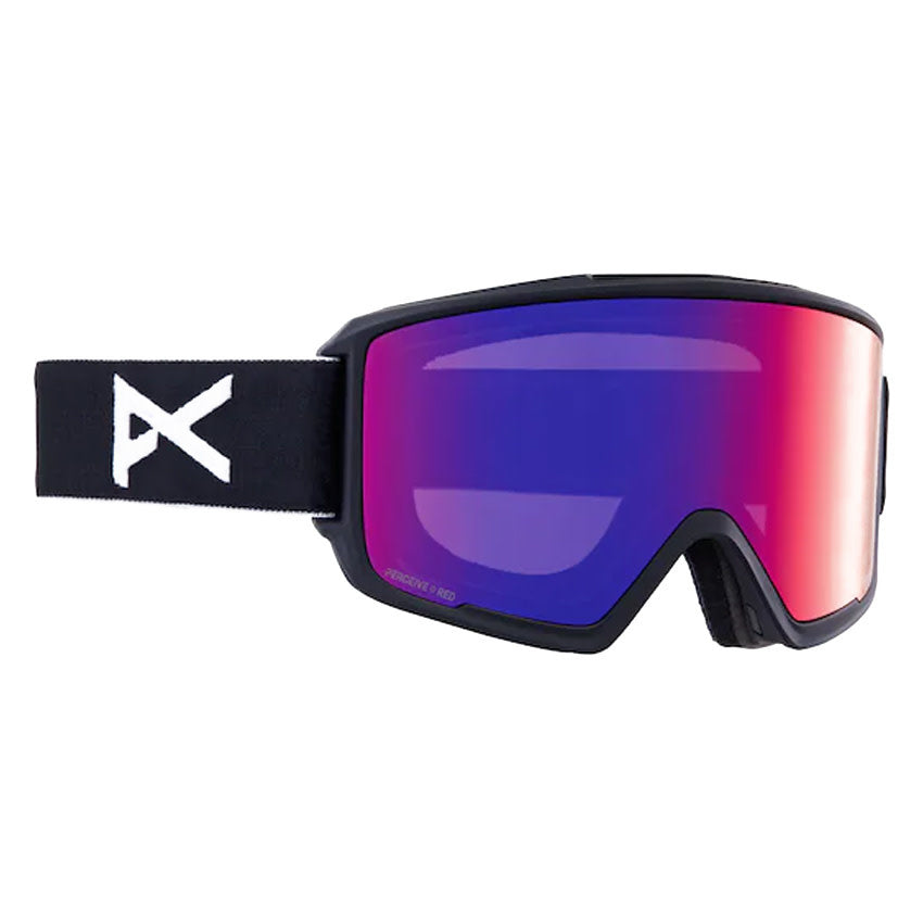 M3 MFI Goggles + Spare Lens - Black/Perceive Sunny Red