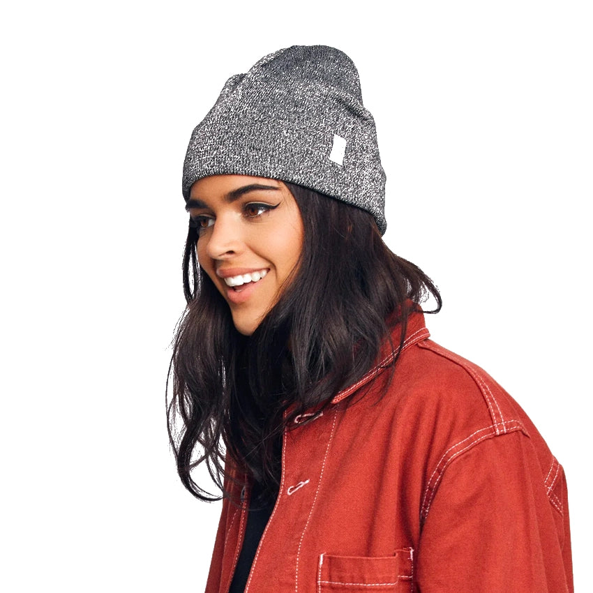 Birch Metallic Beanie - Silver