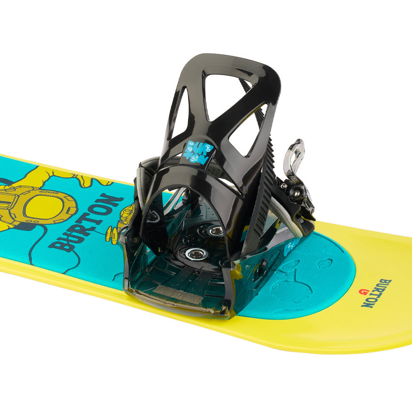 Kids' Grom Disc 2022/2023 Snowboard Bindings - Black