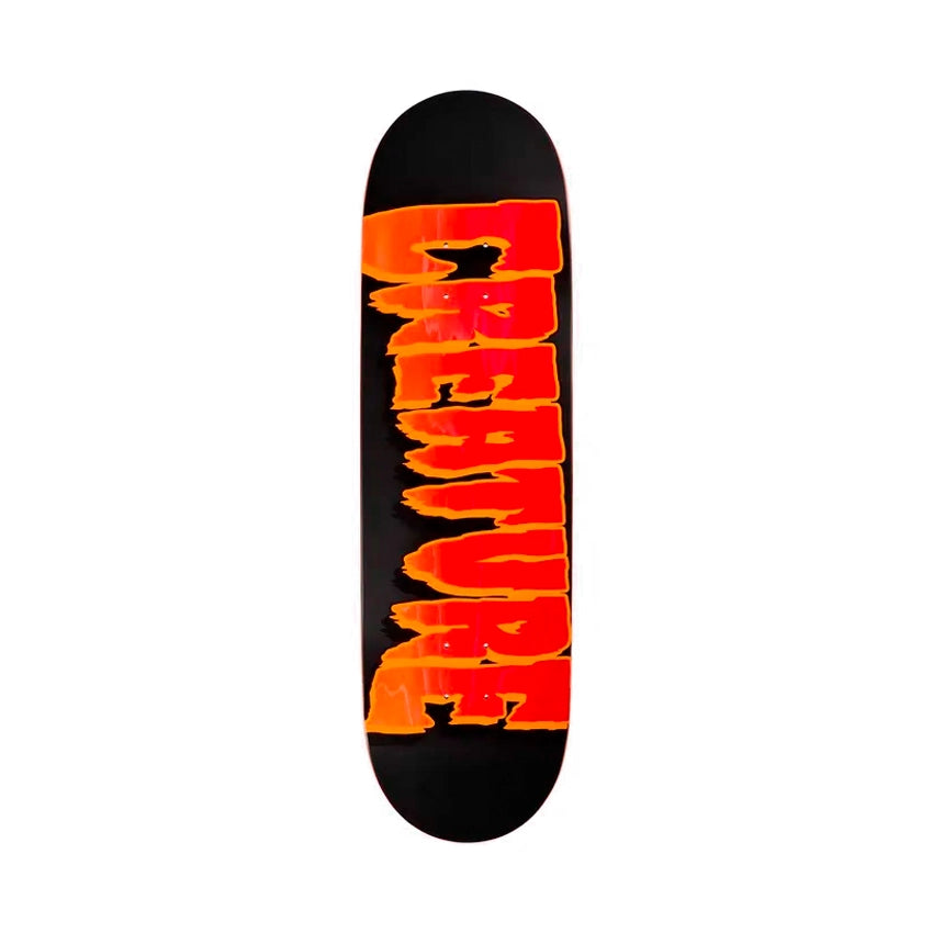 Logo Outline Stumps 8.8 inch Skateboard Deck - Orange 