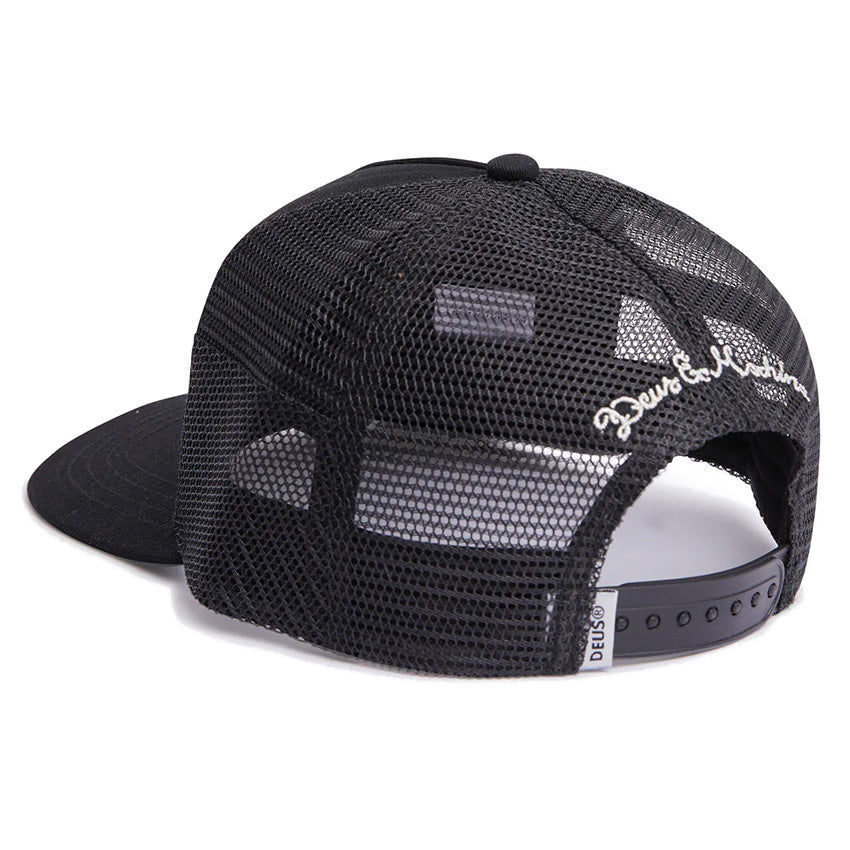 Akin Trucker Hat - Black