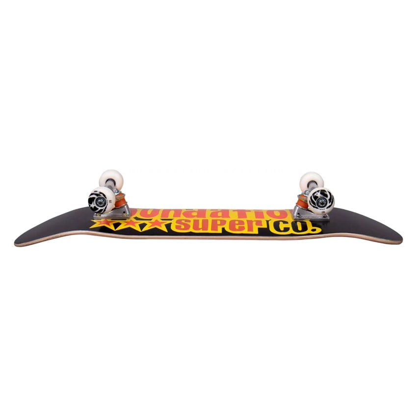 3 Star 8.125 inch Skateboard Complete - Black 