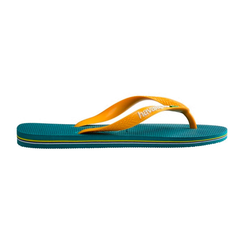 Brasil Logo Slippers - Vibe Green