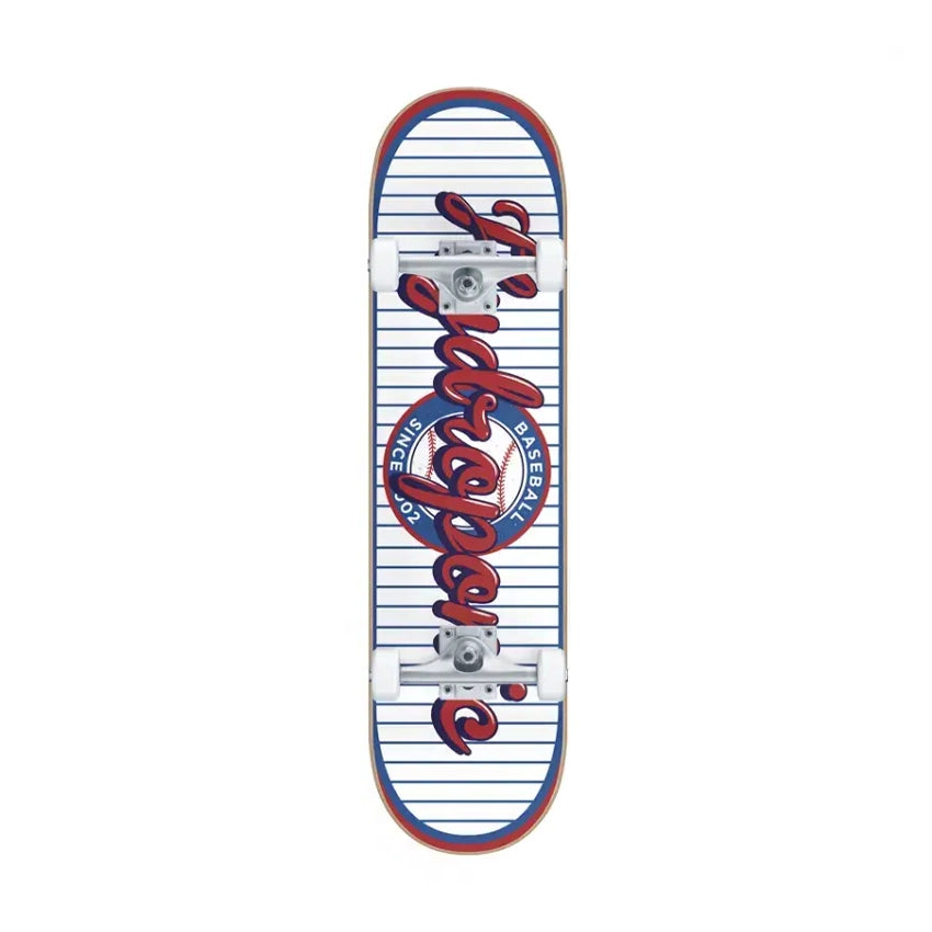 Baseball Red 8.0 inch Skateboard Complete 