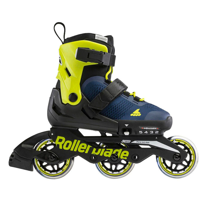 Microblade 3WD Kinderskate - Blue Royal Lime