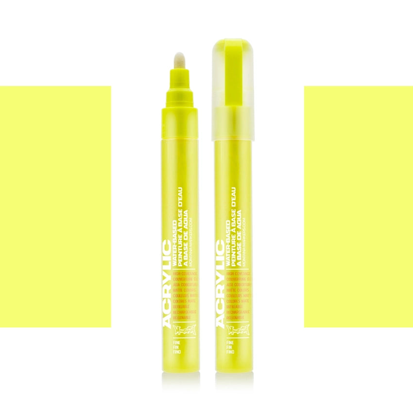 Acrylic Marker 2mm - F1000 Flashyellow