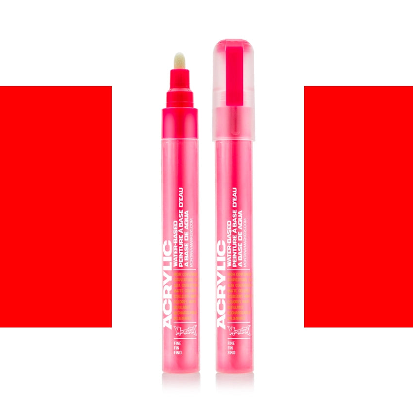 Acrylic Marker 2mm - F3000 Fire Red 