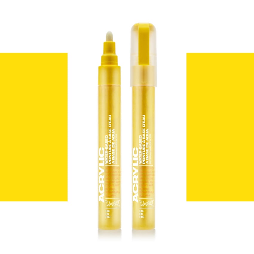Acrylic Marker 2mm - S1000 Yellow Light 