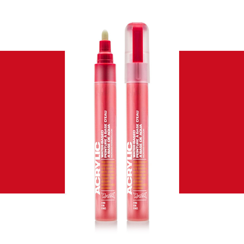 Acrylic Marker 2mm - S3000 Red