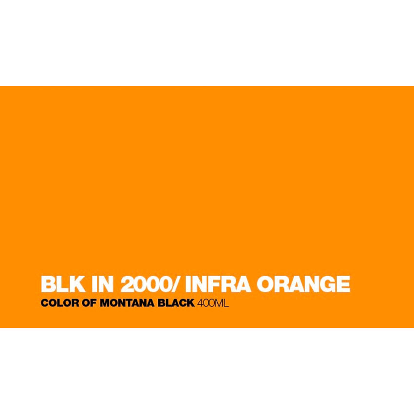 Black 400ml - BLKIN2000 Infra Orange 