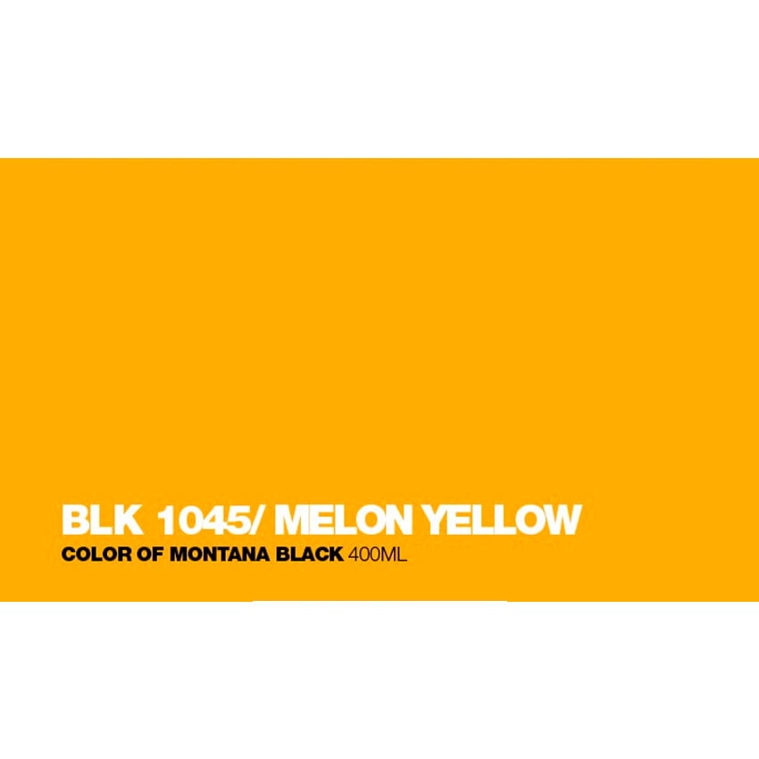 Black 400ml - BLK1045 Melon Yellow 