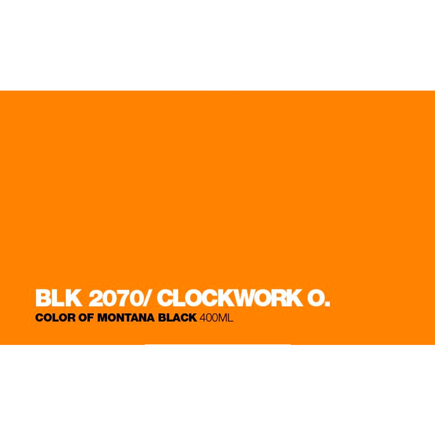 Black 400ml - BLK2070 Clockwork Orange 