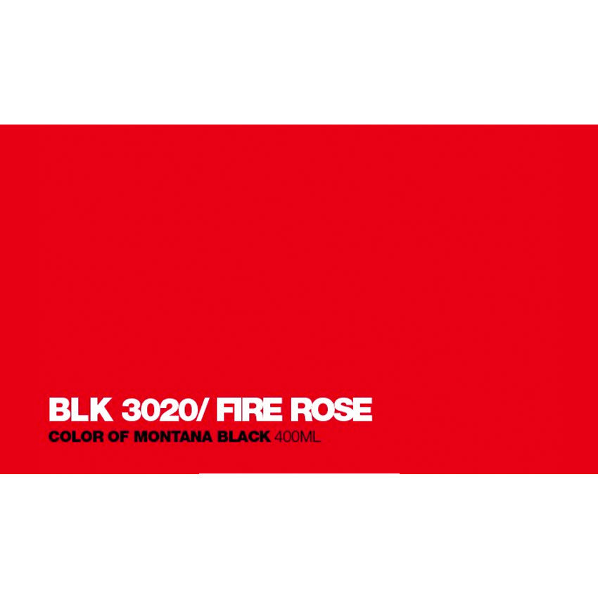 Black 400ml - BLK3020 Fire Rose 