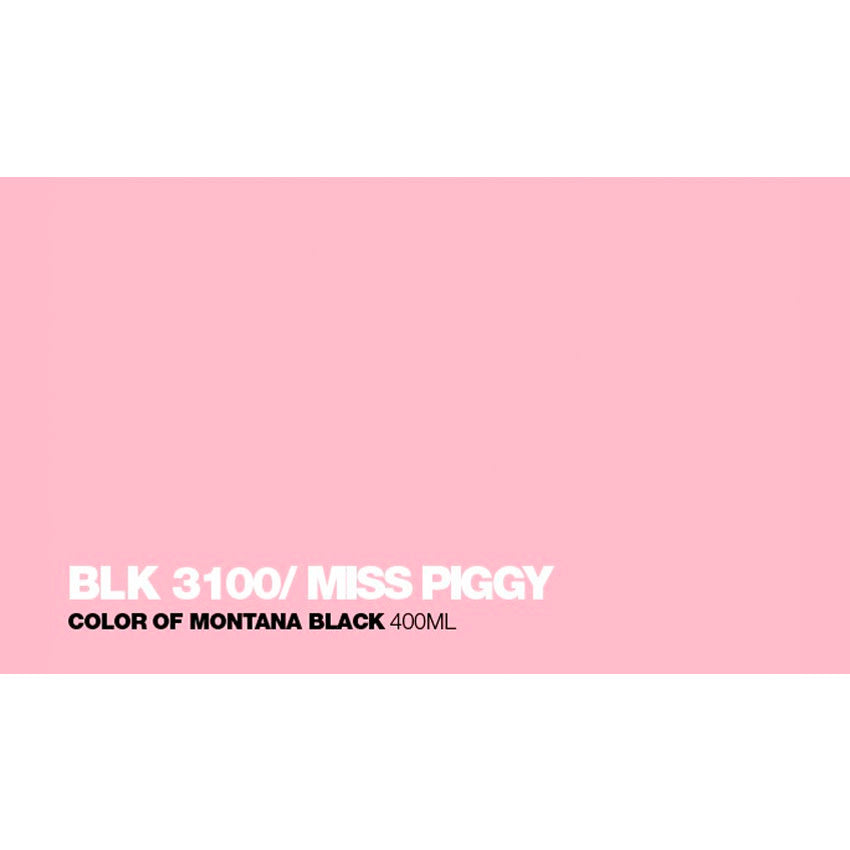 Black 400ml - BLK3100 Miss Piggy 