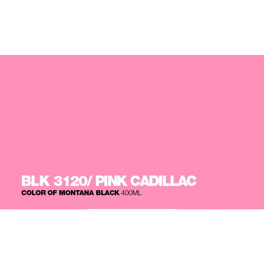 Black 400ml - BLK3120 Pink Cadillac 
