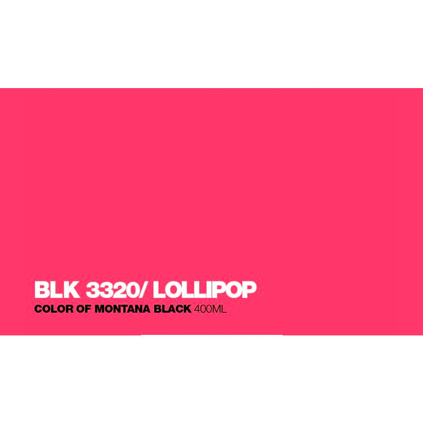 Black 400ml - BLK3320 Lollipop 