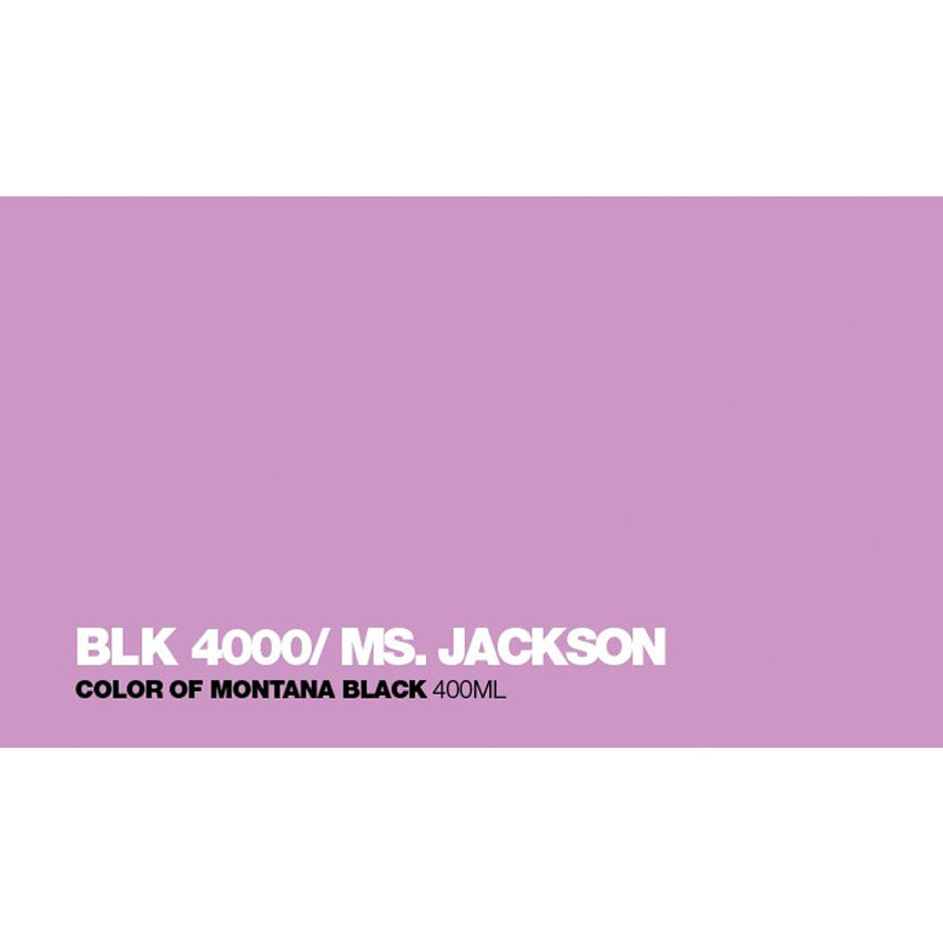 Black 400ml - BLK4000 Ms Jackson 