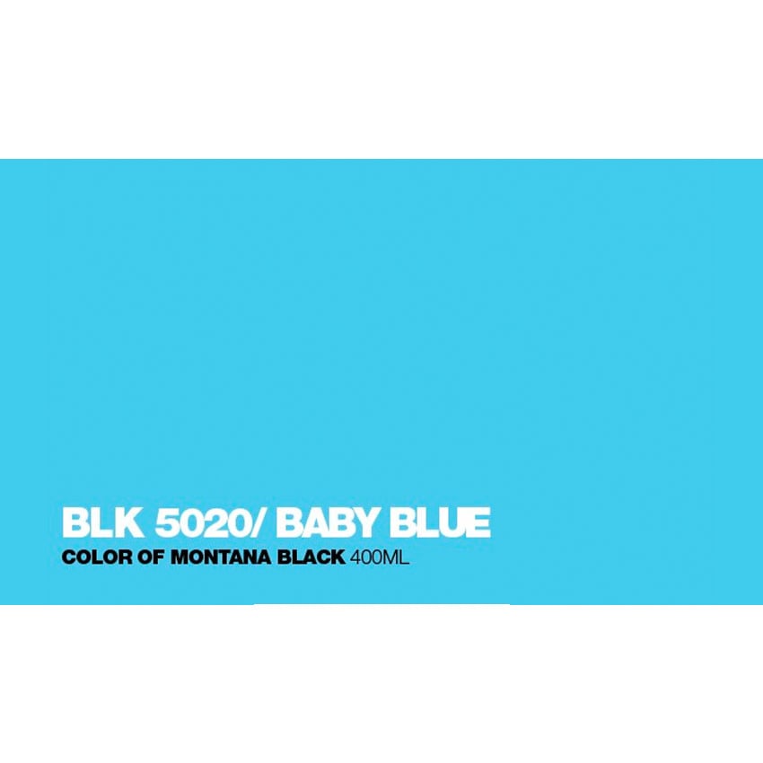 Black 400ml - BLK5020 Baby Blue 