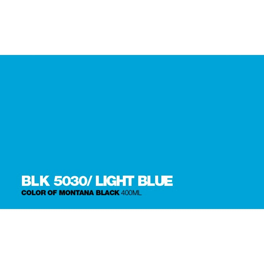 Black 400ml - BLK5030 Light Blue 