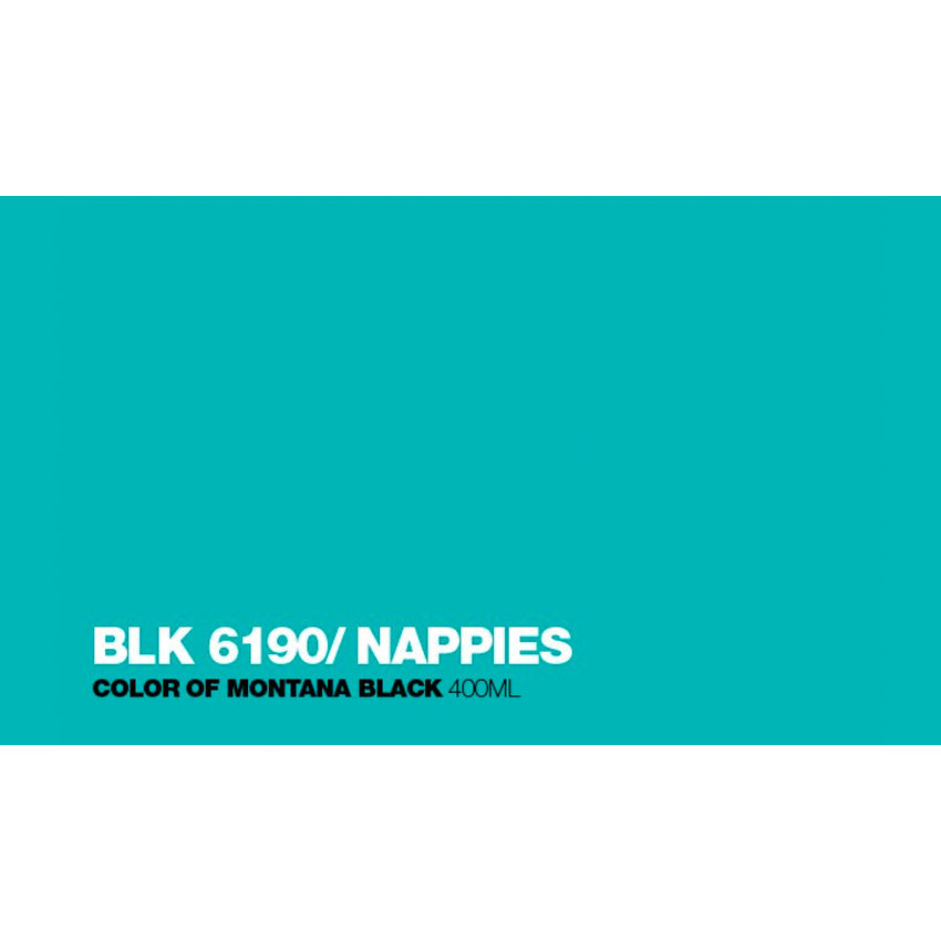 Black 400ml - BLK6190 Nappies 