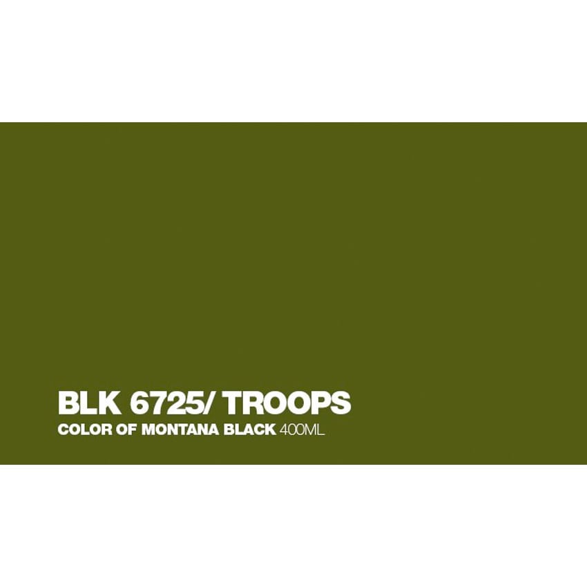 Black 400ml - BLK6725 Troops 