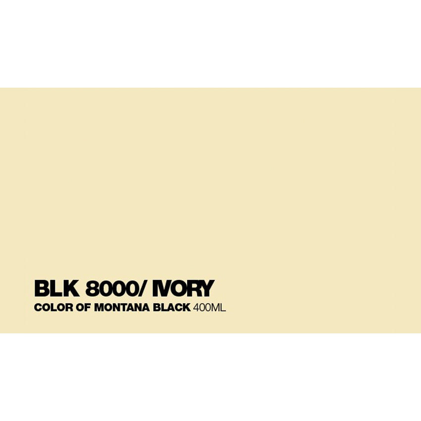 Black 400ml - BLK8000 Ivory 