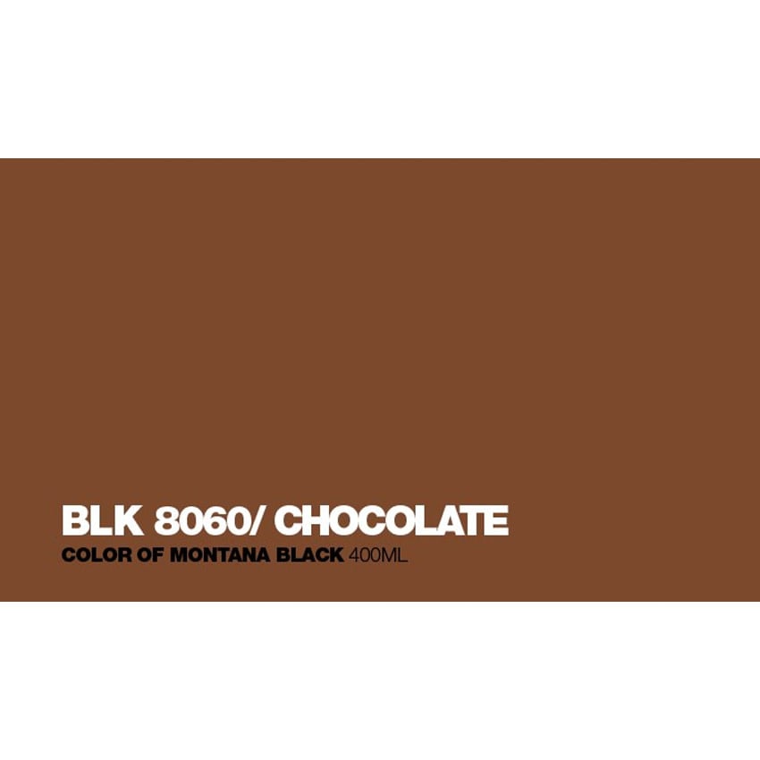 Black 400ml - BLK8060 Chocolate 