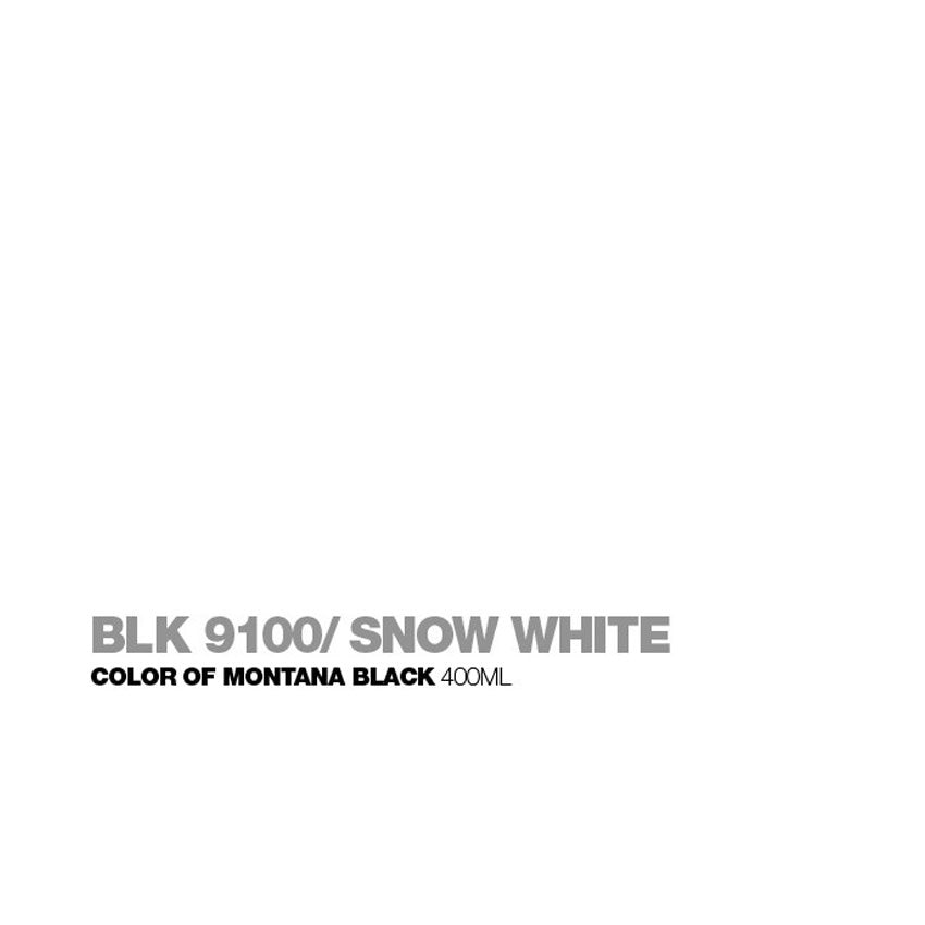 Black 400ml - BLK9100 Snow White 