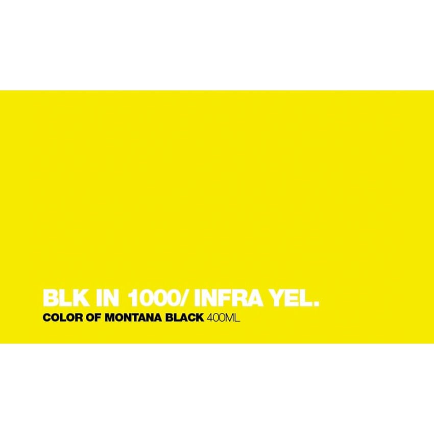 Black 400ml - BLK IN1000 Infra Yellow 